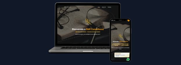 Captura de pantalla de RXR Consultores