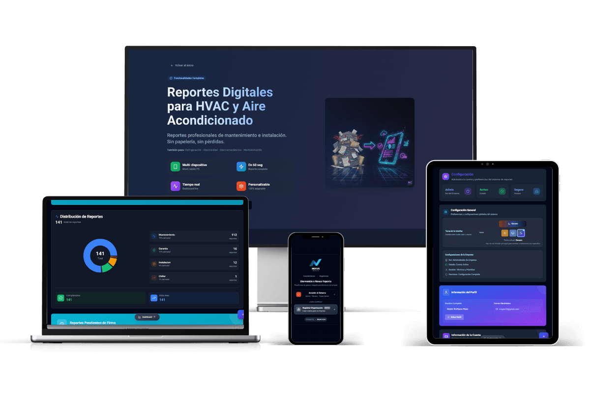 Reportes Nexus - Digitalización Completa