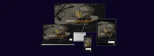 Captura de pantalla de RYR Investigaciones